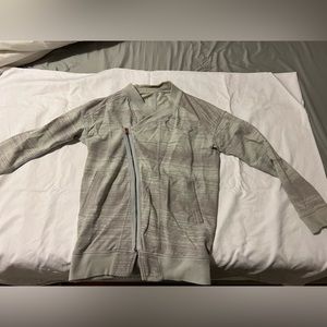 lululemon diagonal zip jacket space print size s or m